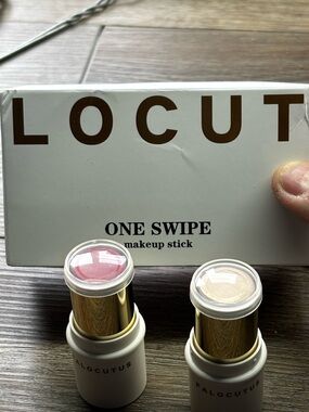 One Swipe Makeup Stick — Pink & Cream Duo